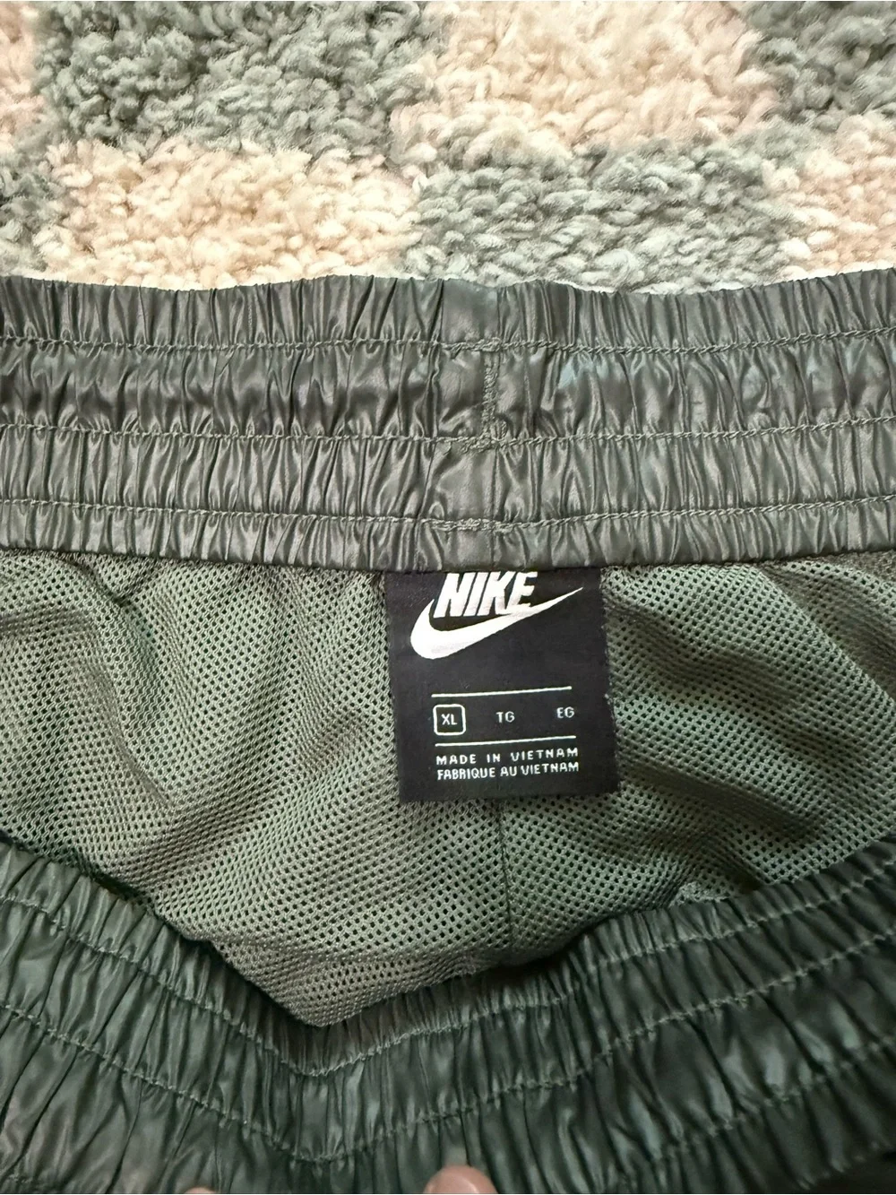 Nike X Barry's Juniper Fog Cargo Rebel Bootcamp Pants Army Green Pockets Size XL
